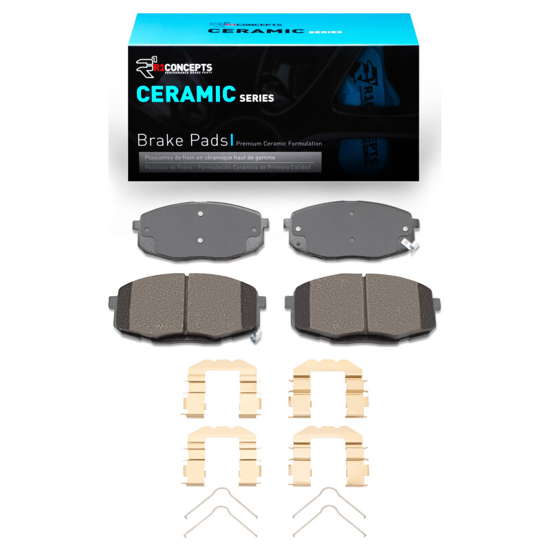 Hyundai Elantra Brake Pads - Front - R1 Concepts - Ceramic - `09-`13